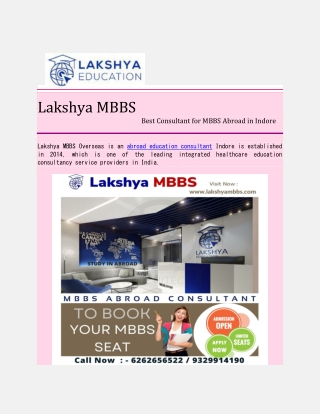 Best Consultant for MBBS Abroad in Indore