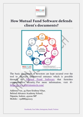 How Mutual Fund Software defends client's documents