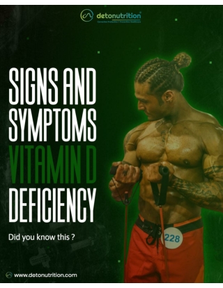 Signs And Symptom Vitamin D Deficiency