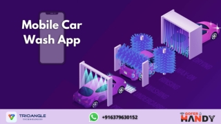 Mobile Car Wash App