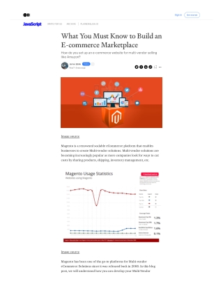 What You Must Know to Build an E-commerce Marketplace