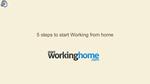 5 Steps To Start Working From Home