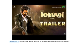Khiladi (2022) - Movie