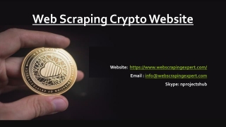 Web Scraping Crypto Website