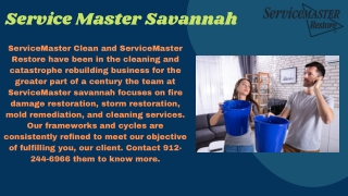 Fire Damage Services - Service Master Savannah