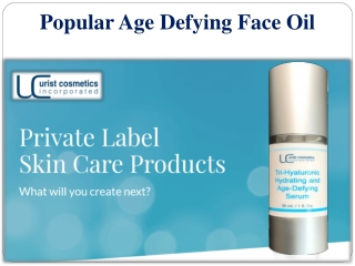 Popular Age Defying Face Oil