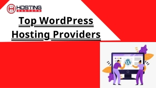 Top Wordpress Hosting Providers