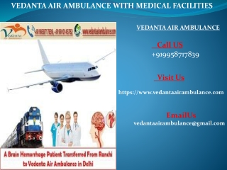 Best Air Ambulance in Nagpur| Vedanta Air Ambulance in Nagpur with Air Transport