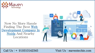 Now No More Hassle Finding the Best Web Development Company in Noida and Nearby Locations