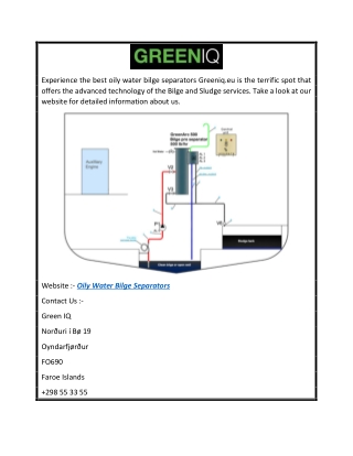 Oily Water Bilge Separators  Greeniq.eu