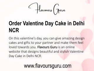 Order Online Best Design Valentine Day Cake in Delhi NCR