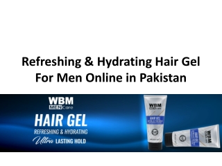 Refreshing & Hydrating Hair Gel For Men