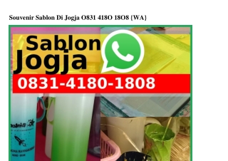 Souvenir Sablon Di Jogja ౦83I·ㄐI8౦·I8౦8(WA)