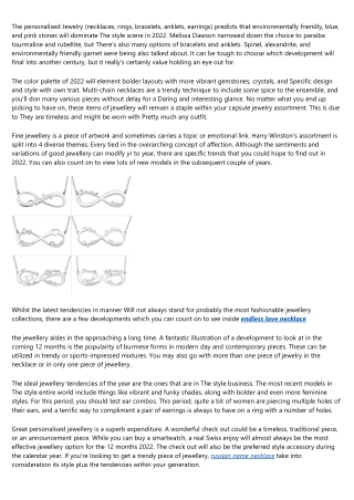 infinity necklace with 7 names: 10 Things I Wish I'd Known Earlier