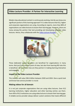 Video Lecture Provider-converted