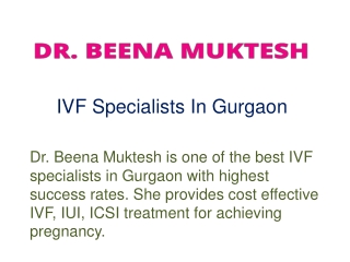 IVF Specialists In Gurgaon