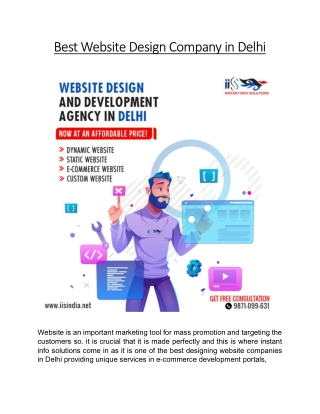 Best Website Design Company in Delhi