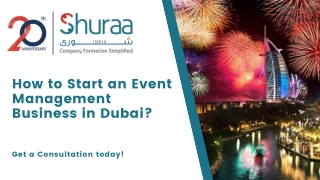 How to start an Event Management Business in Dubai