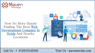 Now No More Hassle Finding the Best Web Development Company in Noida and Nearby Locations