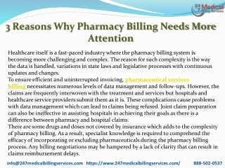 3Reason why Pharmacy Billing needs more attentionPDF