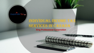 Individual Income Tax Services in Canada - Expatriate Tax