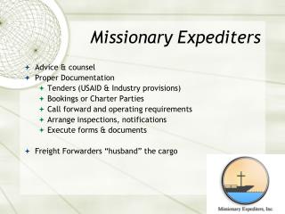 Missionary Expediters