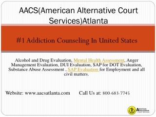 SAP Evaluation(s) Near Atlanta, Marietta, Decatur  - #1 Georgia – AACS Atlanta