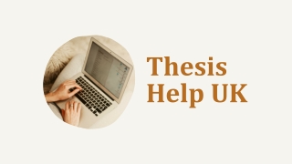 Take Thesis Help By PhD Experts For Your Research