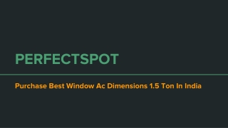 10 Best Window Ac Dimensions 1.5 Ton In India