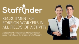 Get The Best Employee for your Company - Staffinder