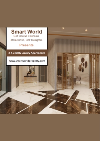 Smart World Sector 65 Gurugram | Wonderful Abode That Houses Your Dreams