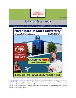 North Kazakh State University