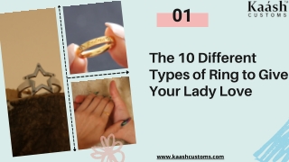 The 10 Different Types of Ring to Give Your Lady Love