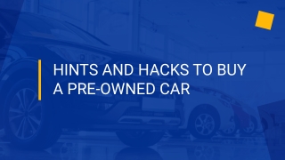 Buying Your Right Preowned Car