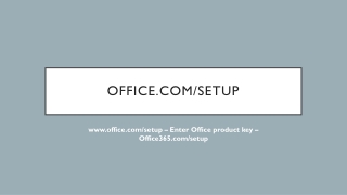 office.com/setup