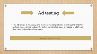 Ad testing