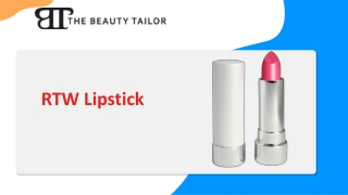RTW Lipstick The Beauty Tailor