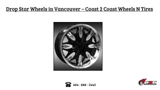 Drop Star Wheels in Vancouver