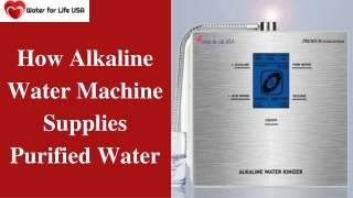 How To Use Alkaline Water Machine