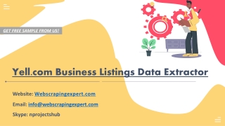 Yell.com Business Listings Data Extractor