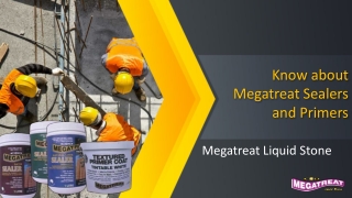 Know about Megatreat Sealers and Primers