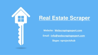 Real Estate Scraper