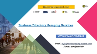 Business Directory Scraping Services