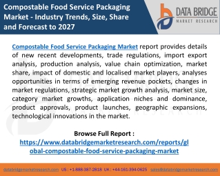 Compostable Food Service Packaging Market