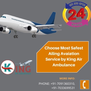 King Air Ambulance in Patna with All Rehabilitation Services