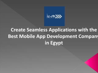 Mobile App Development Company in Egypt