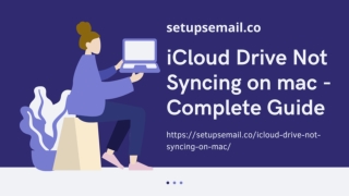 iCloud Drive Not Syncing on mac - Complete Guide