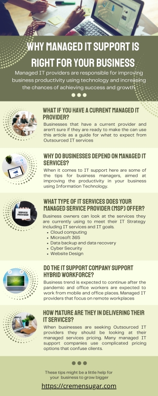 Why Managed IT Support is Right for Your Business