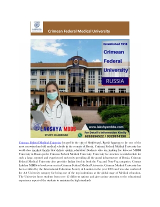 Crimean Federal Medical University