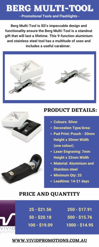 Promote Your Brand With The Help of Berg Multi Tool
